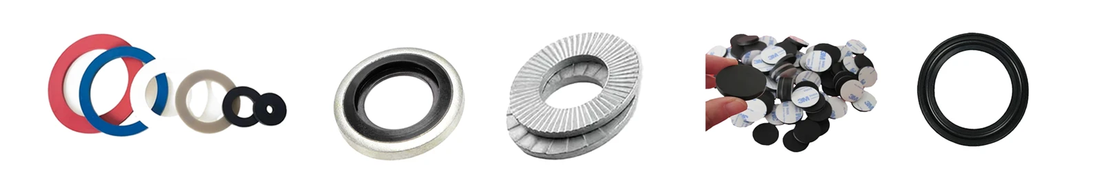 Various Rubber Washer Types